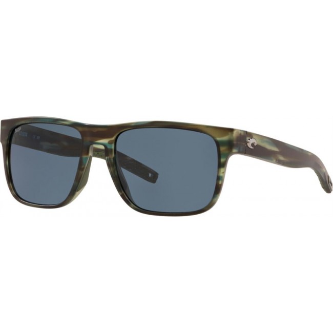 Costa Spearo Sunglasses Matte Reef Frame Grey Lens
