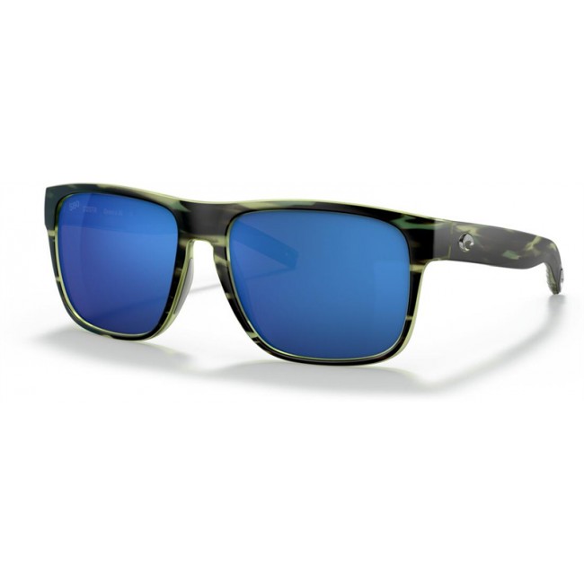 Costa Spearo XL Sunglasses Matte Reef Frame Blue Lens