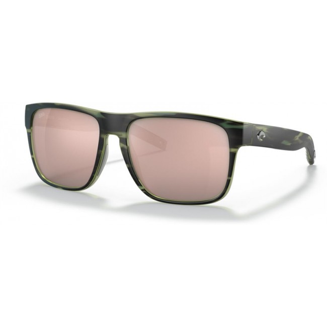 Costa Spearo XL Sunglasses Matte Reef Frame Copper Silver Lens