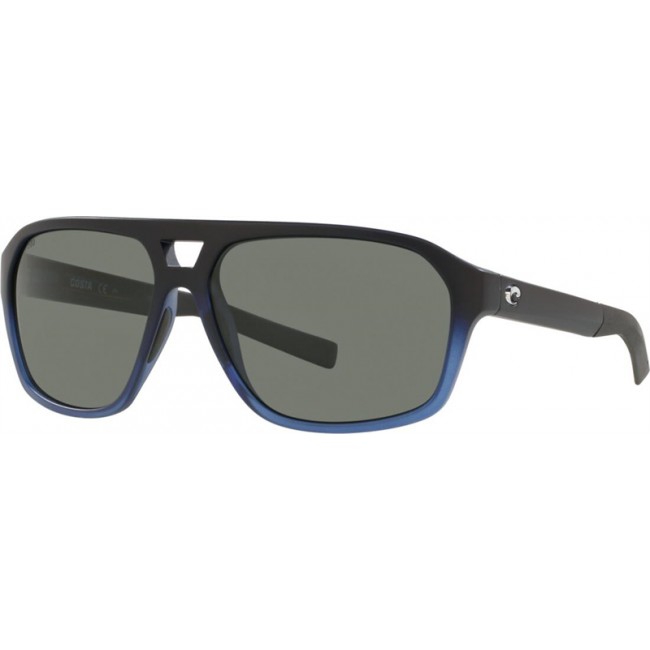 Costa Switchfoot Sunglasses Deep Sea Blue Frame Grey Lens