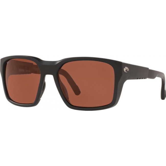Costa Tailwalker Sunglasses Matte Black Frame Copper Lens