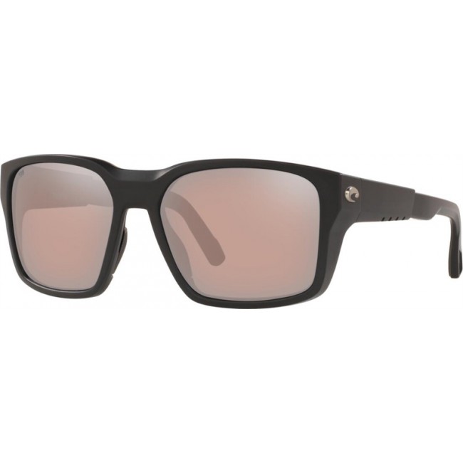 Costa Tailwalker Sunglasses Matte Black Frame Copper Silver Lens