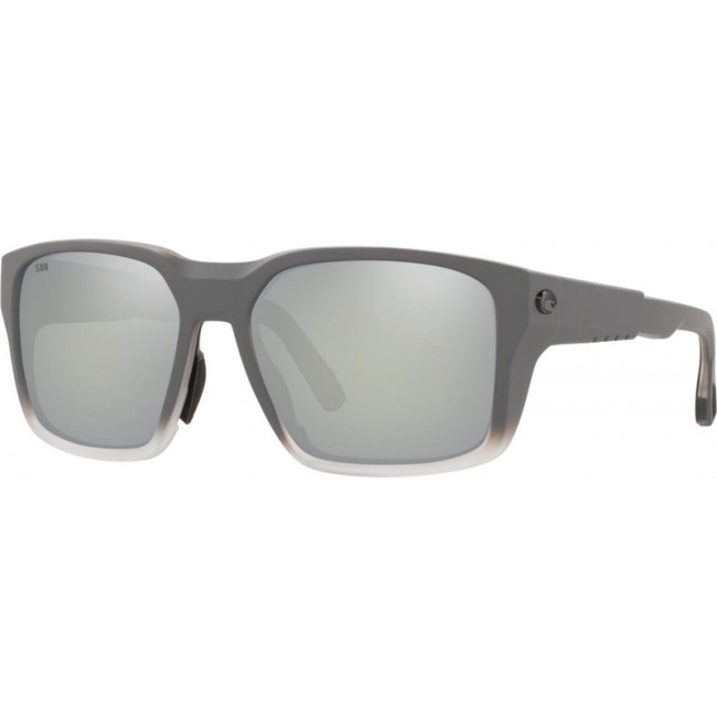 Costa Tailwalker Sunglasses Matte Fog Gray Frame Grey Silver Lens