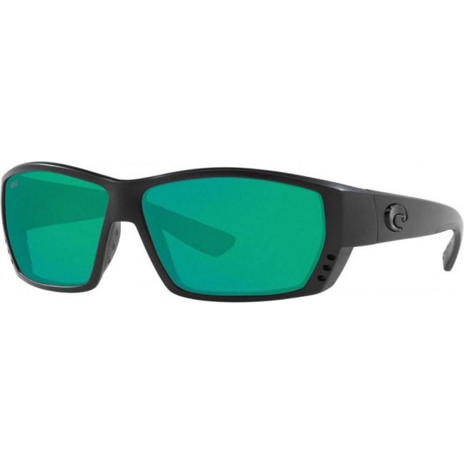 Costa Tuna Alley Sunglasses Blackout Frame Green Lens