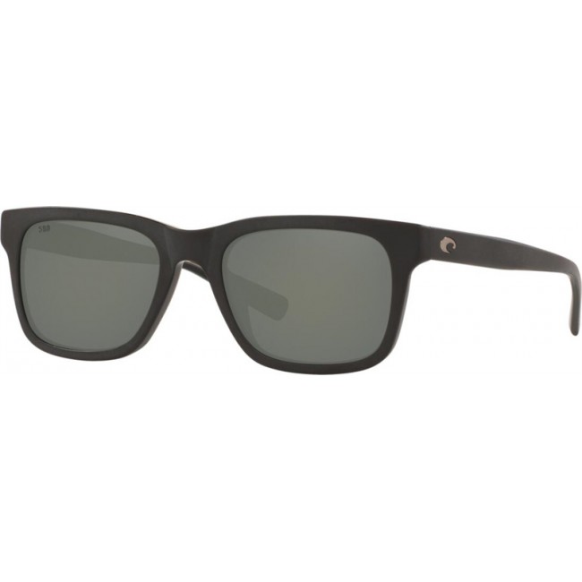 Costa Tybee Sunglasses Matte Black Frame Grey Lens