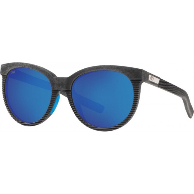 Costa Victoria Sunglasses Net Gray With Blue Rubber frame Blue lens