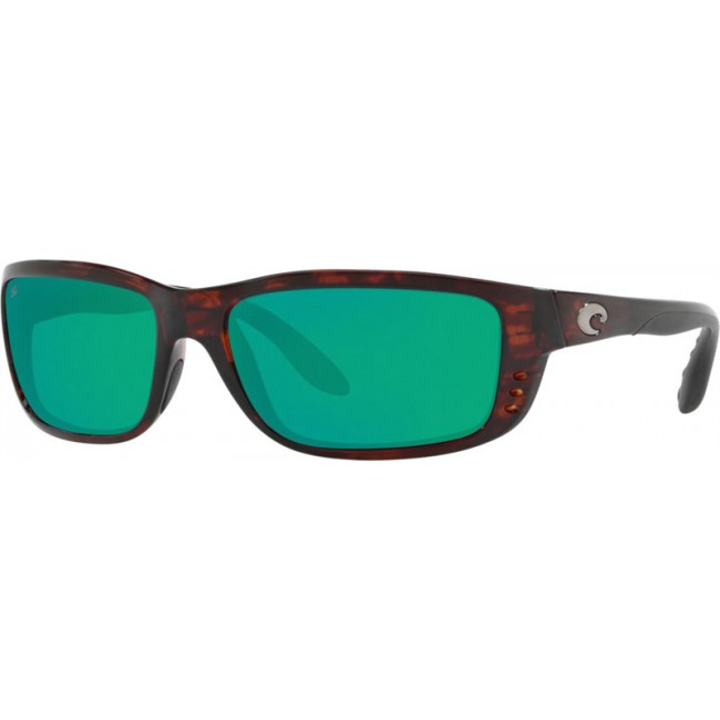 Costa Zane Sunglasses Tortoise Frame Green Lens