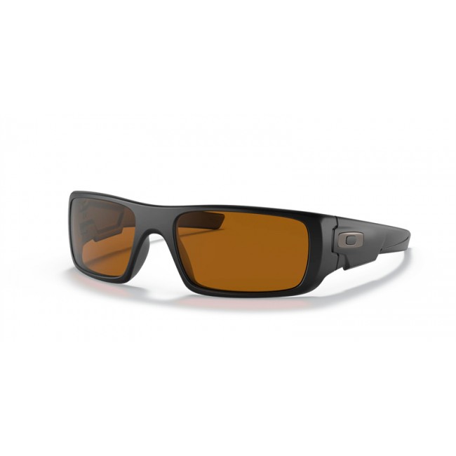 Oakley Crankshaft Sunglasses Matte Black Frame Dark Bronze Lens