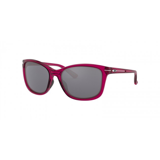 Oakley Drop In Sunglasses Purple Frame Black Iridium Lens