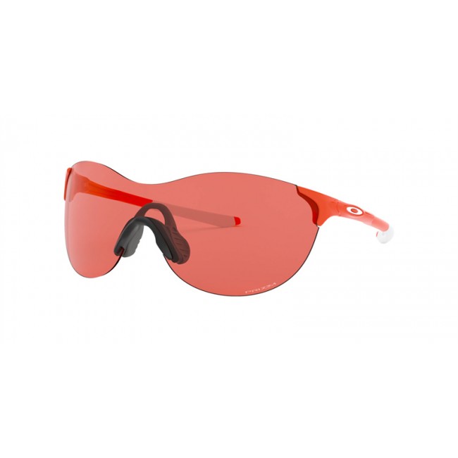 Oakley EVZero Ascend Sunglasses Safety Orange Frame Prizm Peach Lens