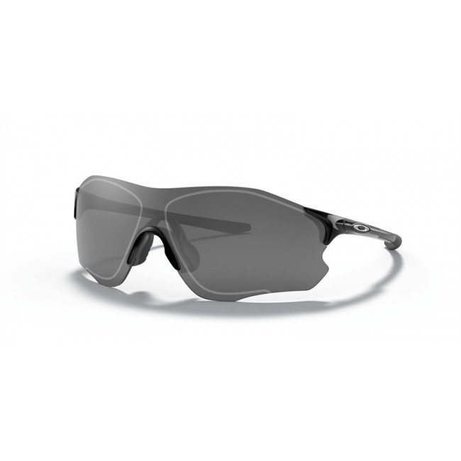 Oakley EVZero Path Low Bridge Fit Sunglasses Polished Black Frame Prizm Black Lens