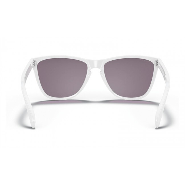 Oakley Frogskins 35th Anniversary Sunglasses Polished White Frame Prizm Grey Lens