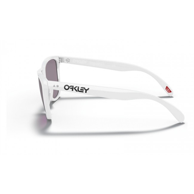 Oakley Frogskins 35th Anniversary Sunglasses Polished White Frame Prizm Grey Lens