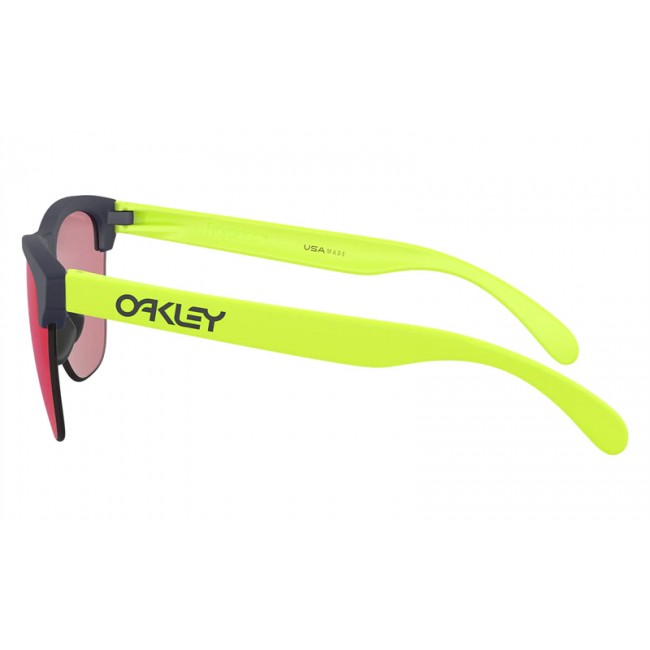 Oakley Frogskins Lite Origins Collection Sunglasses Matte Navy Frame Prizm Road Lens