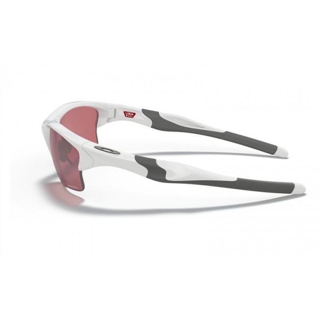 Oakley Half Jacket 2.0 Xl Sunglasses Polished White Frame Prizm Dark Golf Lens