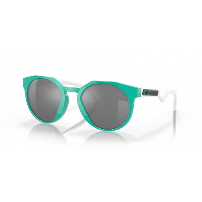 Oakley HSTN Sunglasses Blue Frame Prizm Black Lens