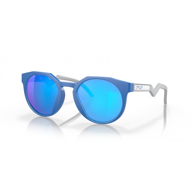 Oakley HSTN Sunglasses Blue Frame Prizm Sapphire Lens