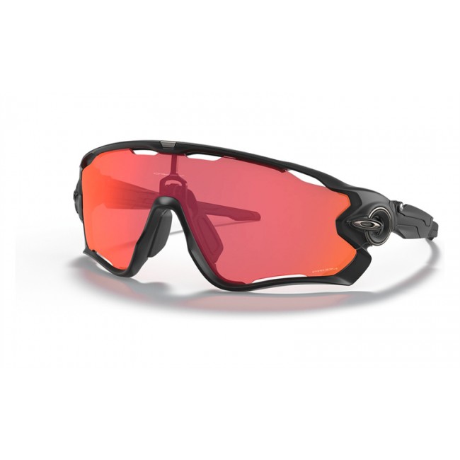 Oakley Jawbreaker Sunglasses Matte Black Frame Prizm Trail Torch Lens