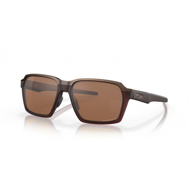 Oakley Parlay Sunglasses Brown Frame Prizm Tungsten Polarized Lens