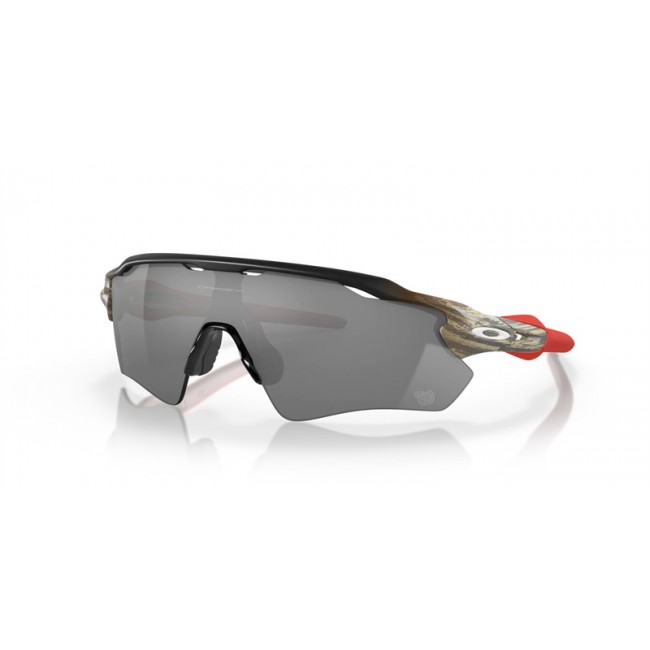 Oakley Radar EV Path MLB Washington Nationals Sunglasses Pine Tar Frame Prizm Black Lens
