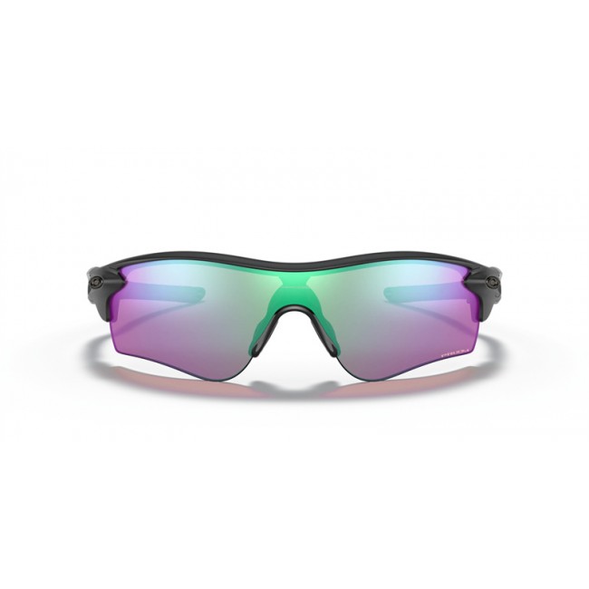 Oakley RadarLock Path Low Bridge Fit Sunglasses Black Frame Prizm Road Jade Lens