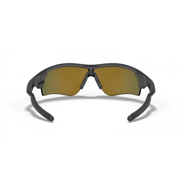 Oakley RadarLock Path Low Bridge Fit Sunglasses Black Frame Prizm Ruby Lens