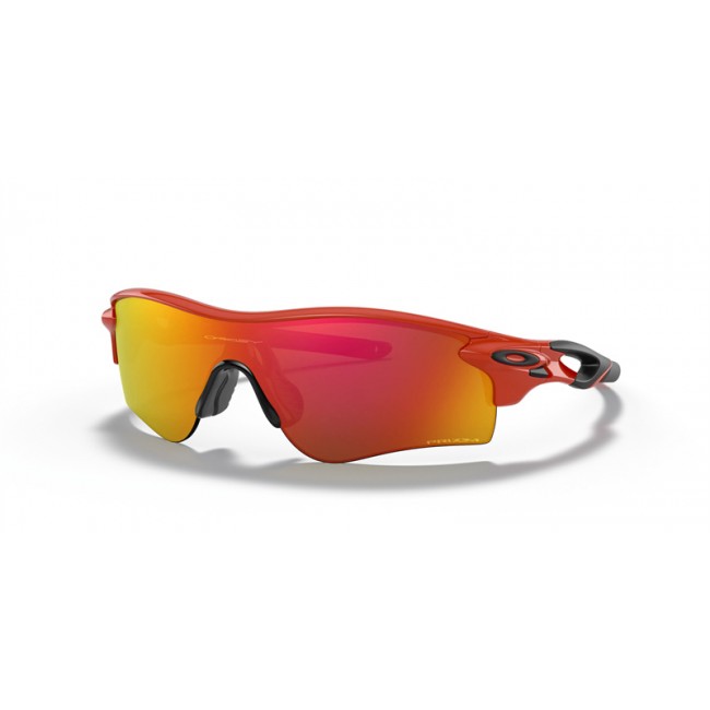 Oakley RadarLock Path Low Bridge Fit Sunglasses Red Frame Prizm Ruby Lens