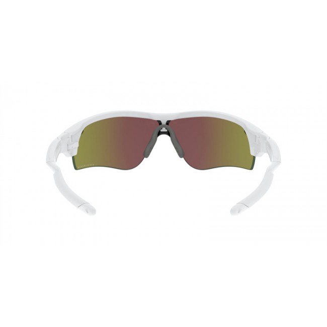 Oakley RadarLock Path Low Bridge Fit Sunglasses White Frame Prizm Sapphire Lens