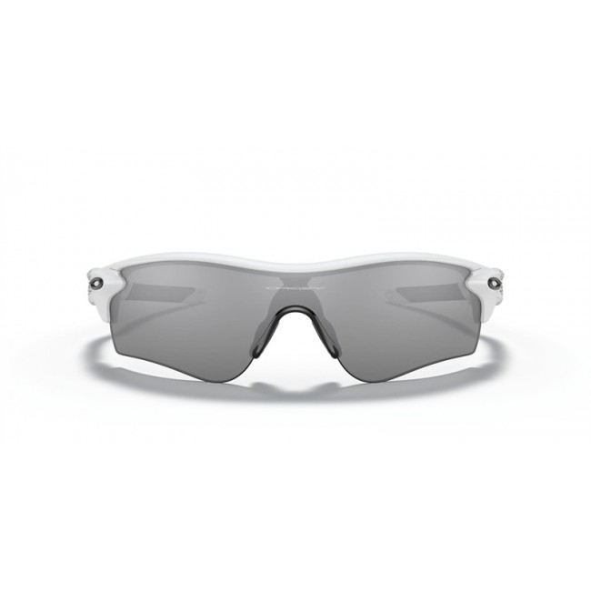 Oakley RadarLock Path Low Bridge Fit Sunglasses White Frame Slate Iridium Lens