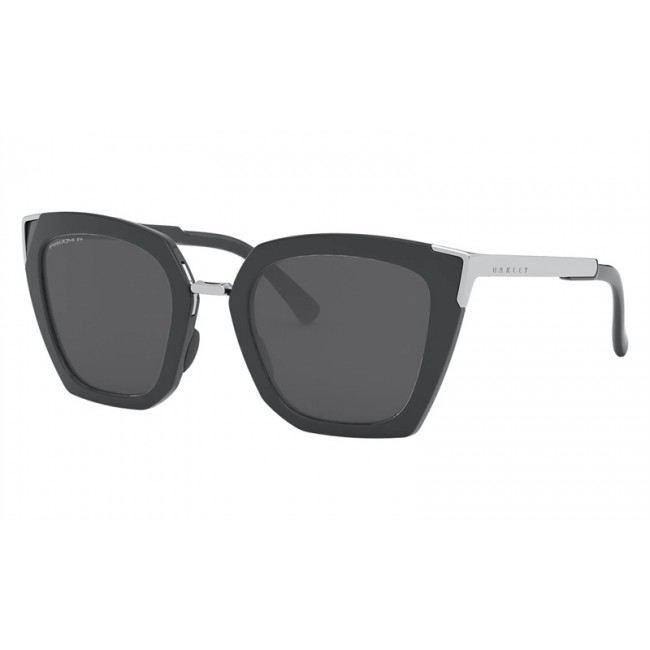 Oakley Side Swept Sunglasses Carbon Frame Prizm Black Polarized Lens