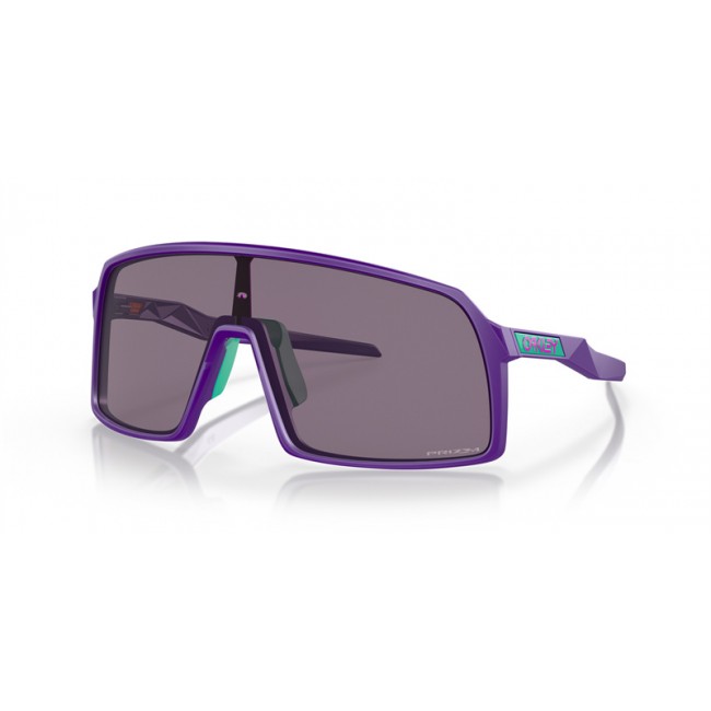 Oakley Sutro Shift Collection Sunglasses Matte Electric Purple Frame Prizm Grey Lens