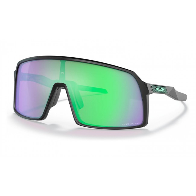 Oakley Sutro Sunglasses Matte Black Frame Prizm Road Jade Lens