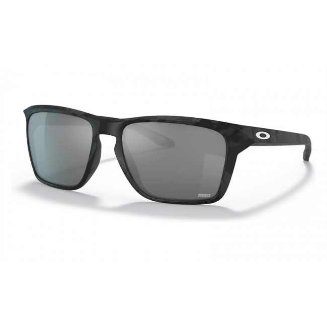 Oakley Sylas Maverick Vinales Signature Series Sunglasses Matte Black Camo Frame Prizm Black Lens