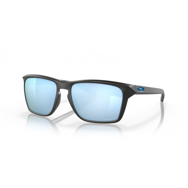 Oakley Sylas Sunglasses Matte Black Frame Prizm Deep Water Polarized Lens