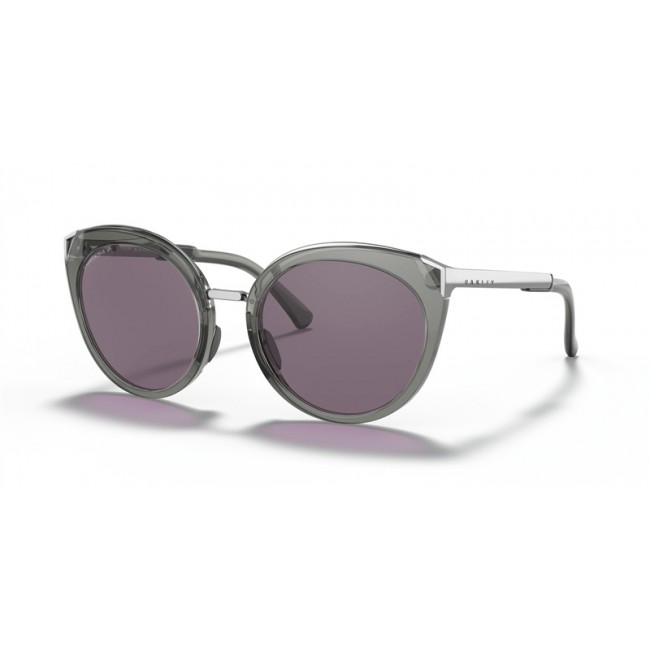 Oakley Top Knot Sunglasses Onyx Frame Prizm Grey Lens