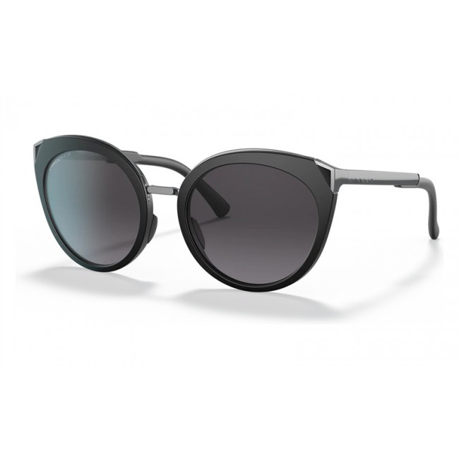 Oakley Top Knot Sunglasses Velvet Black Frame Prizm Grey Gradient Lens
