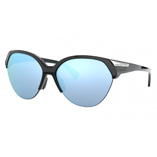 Oakley Trailing Point Sunglasses Black Ink Frame Prizm Deep Water Polarized Lens