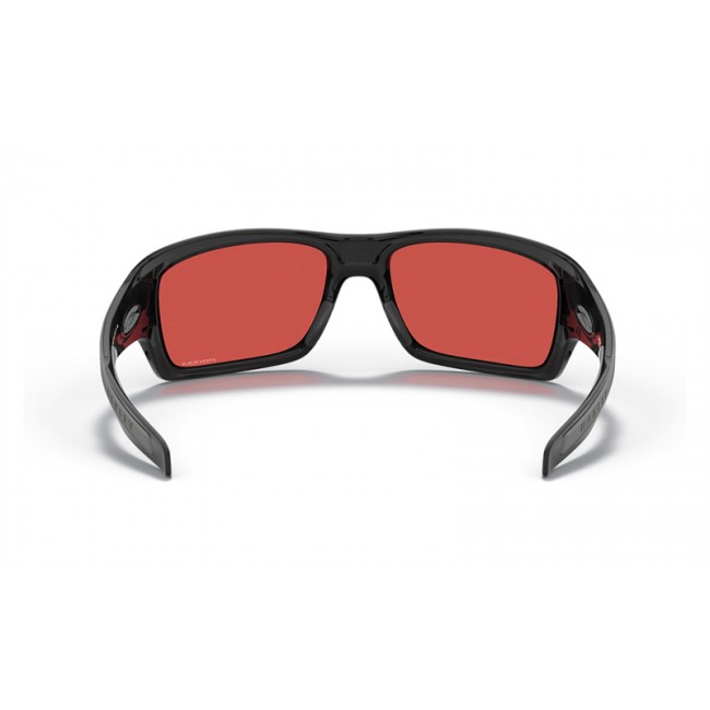Oakley Turbine Prizm Snow Collection Sunglasses Polished Black Frame Prizm Snow Sapphire Lens