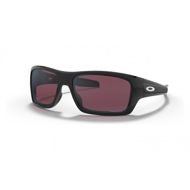 Oakley Turbine Prizm Snow Collection Sunglasses Polished Black Frame Prizm Snow Black Iridium Lens