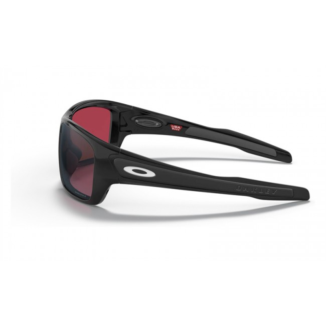 Oakley Turbine Prizm Snow Collection Sunglasses Polished Black Frame Prizm Snow Black Iridium Lens
