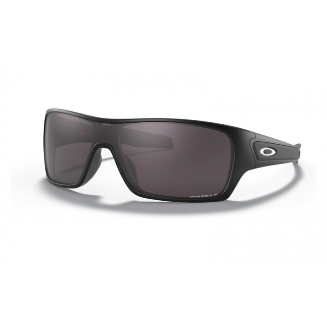 Oakley Turbine Rotor Sunglasses Matte Black Frame Prizm Grey Polarized Lens