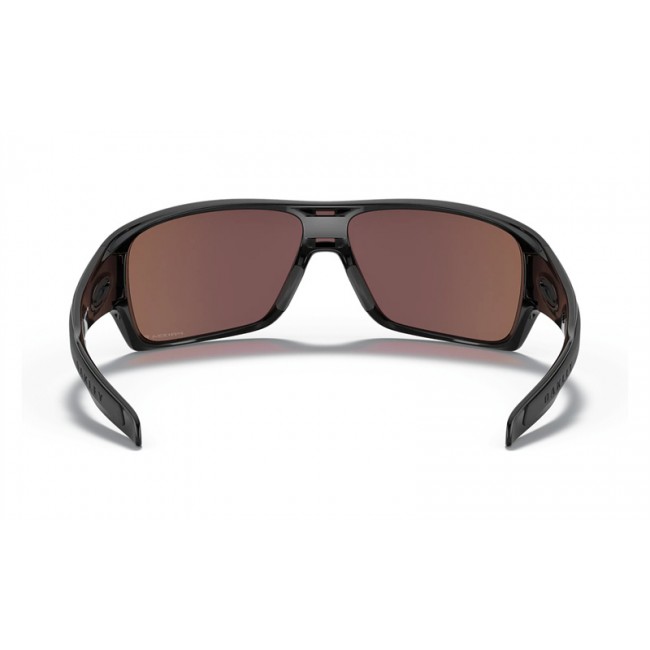 Oakley Turbine Rotor Sunglasses Polished Black Frame Prizm Deep Water Polarized Lens