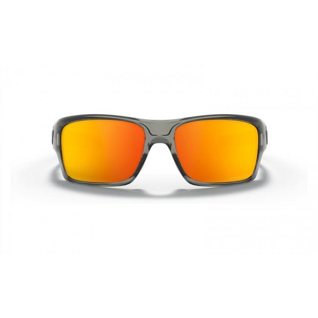 Oakley Turbine Sunglasses Grey Ink Frame Prizm Ruby Polarized Lens
