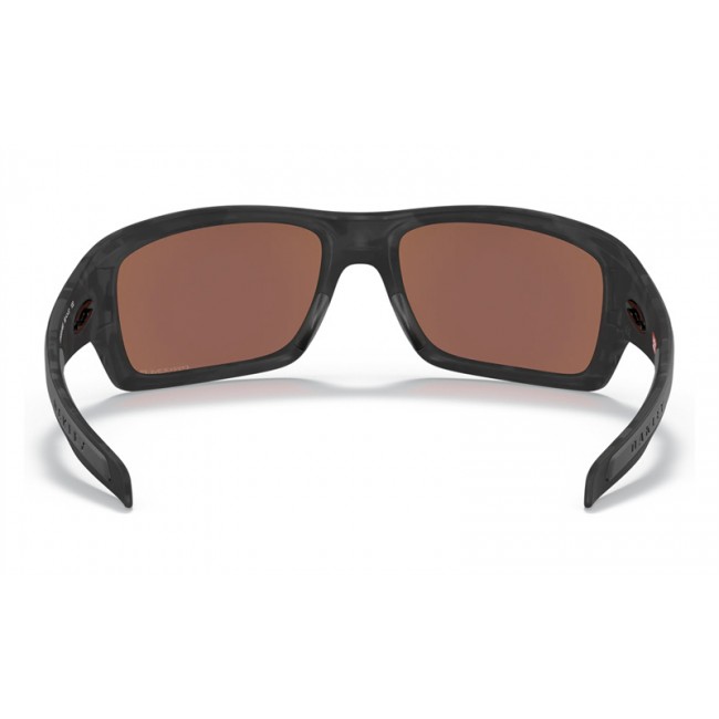 Oakley Turbine Sunglasses Matte Black Camo Frame Prizm Deep Water Polarized Lens