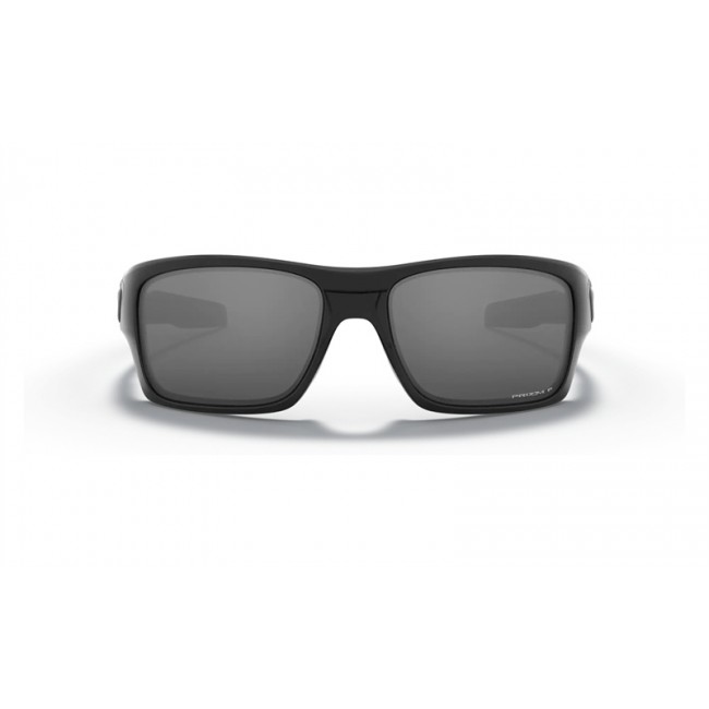 Oakley Turbine Sunglasses Polished Black Frame Prizm Black Polarized Lens