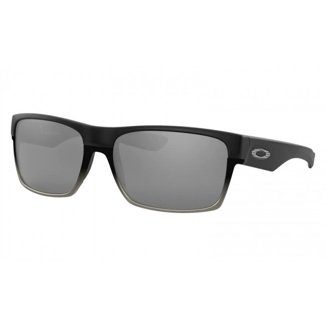 Oakley Twoface Covert Collection Sunglasses Matte Black Frame Chrome Iridium Lens
