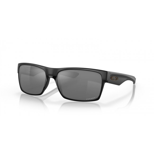 Oakley TwoFace High Resolution Collection Sunglasses Matte Black Frame Prizm Black Lens