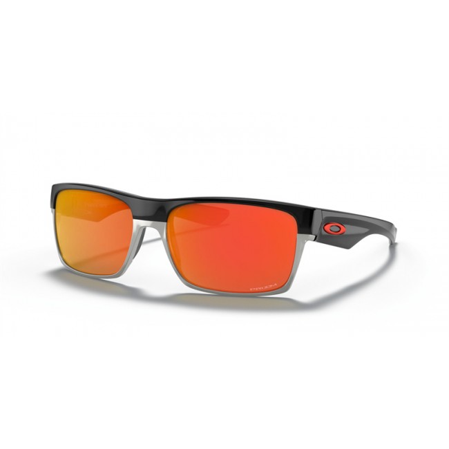 Oakley Twoface Sunglasses Black Ink Frame Prizm Ruby Lens