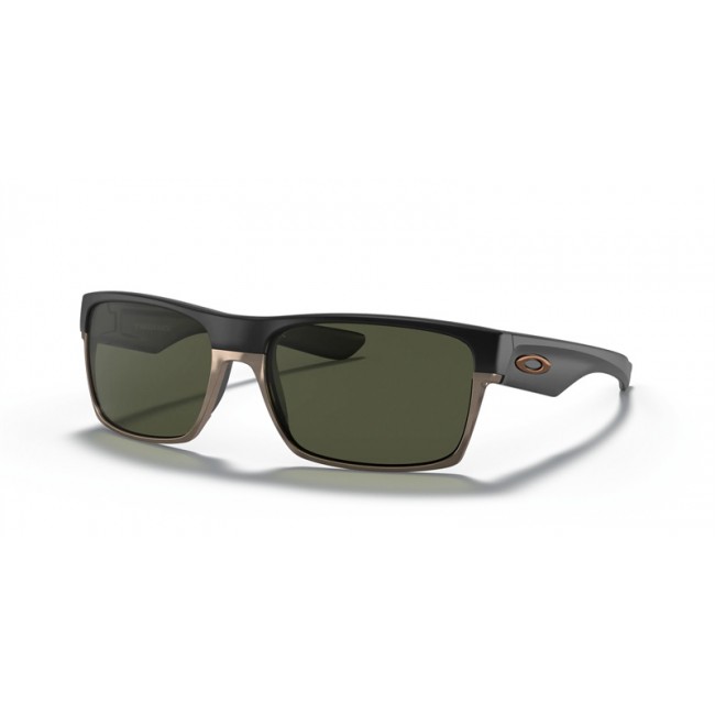 Oakley Twoface Sunglasses Matte Black Frame Dark Grey Lens