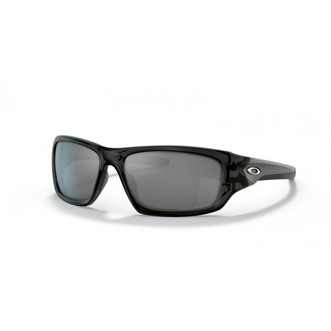 Oakley Valve Sunglasses Matte Grey Smoke Frame Black Iridium Polarized Lens